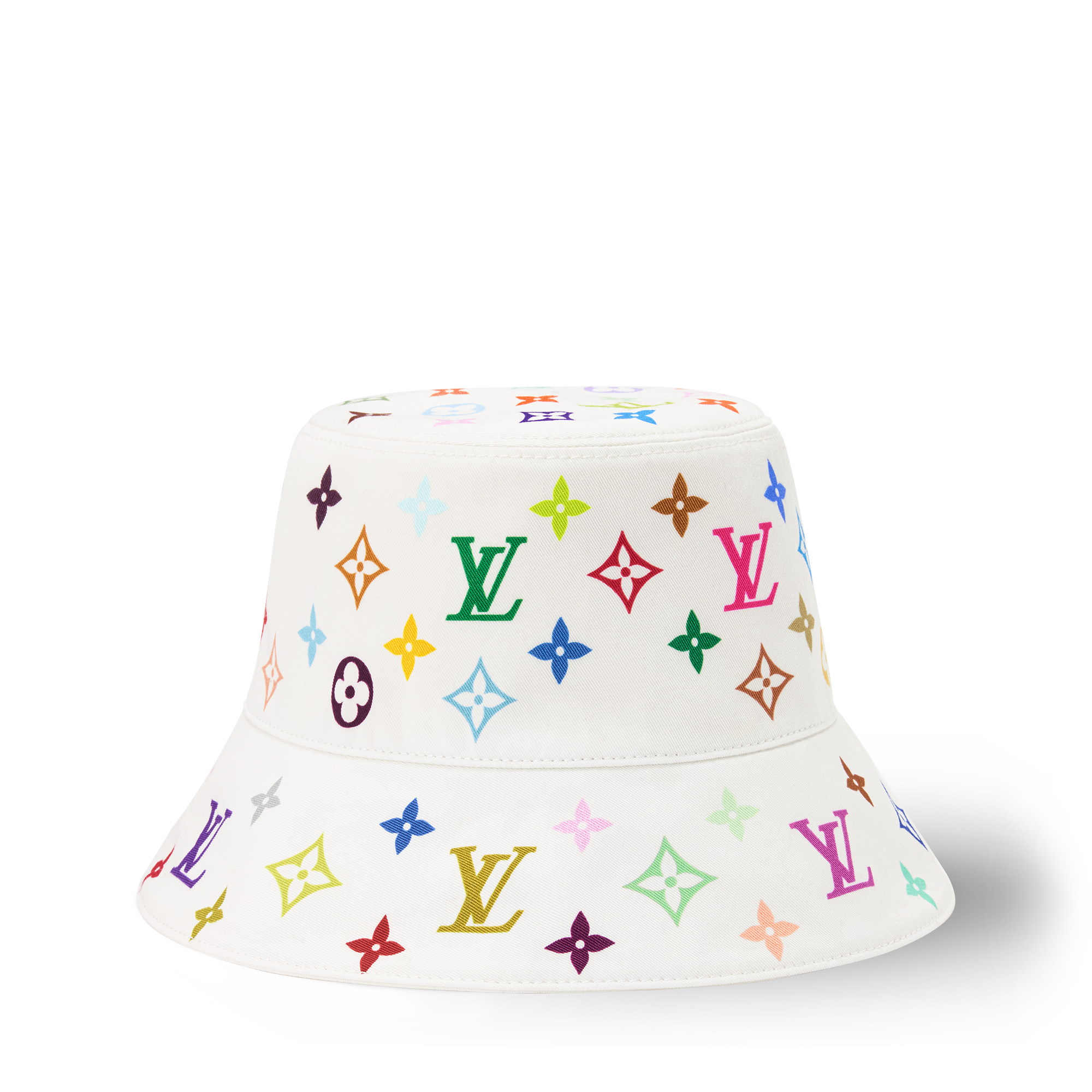 Louis Vuitton バケットハット シャボー シティLV ホワイト 大人気【Louis Vuitton】シャポー・LV シティー バケットハット